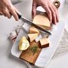Double Side Use Marble Wood Cutting Boards Mold-resistant Cheese Board  Preparing The Ingredients