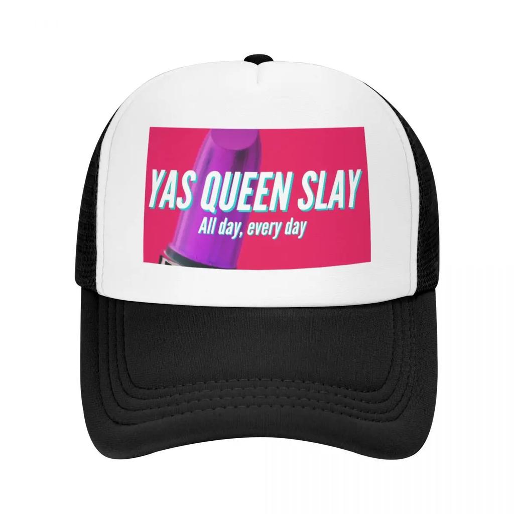 Yas Queen Slay All Dayeveryday Baseball Cap Custom Caps Hiking Hat Cosplay Golf Wear Unisex Womens
