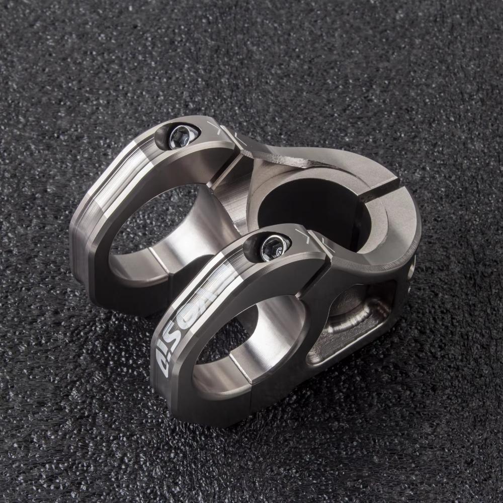 CNC Anodizing Bicycle Handlebar Stem Aluminum Zinc Zinc Alloy Mountain Bicycle Stem Bicycle Riser серебряный