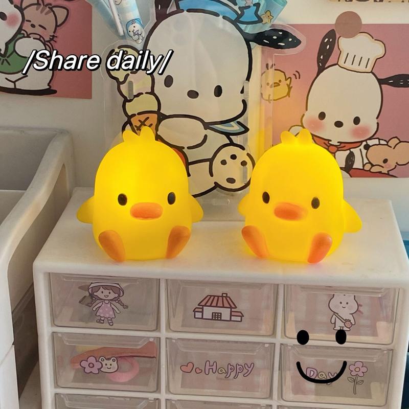 Ente Nachtlicht Schlafzimmer Dekoration Niedlichen Cartoon Tier Nachtlicht Weihnachtsgeschenke Für Kinderzimmer Nachttisch Schlaflampe