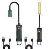 Type-C Rechargeable Magnetic Flashlight 360° Flexible Portable Design COB Work Light Waterproof Magnet Lightweight Construction