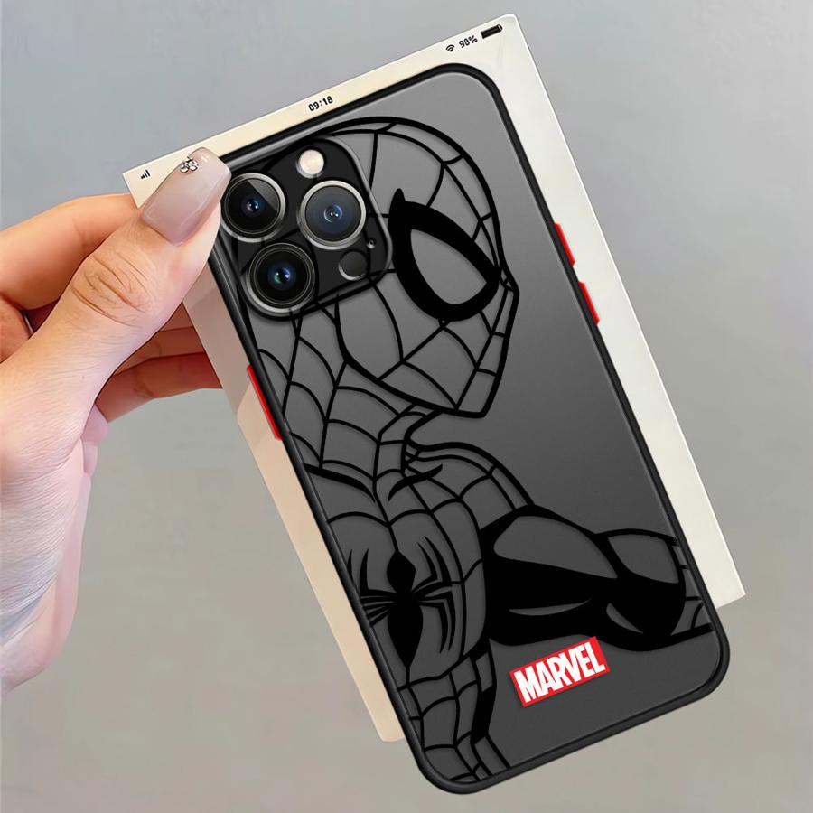 Phone Case for Apple iPhone 15 Pro Max 7 8 SE XR 12 Mini 11 Pro Max 6s 14 16 Pro XS X 16e SE 13 Pro TPU Cover Marvel Sipiderman