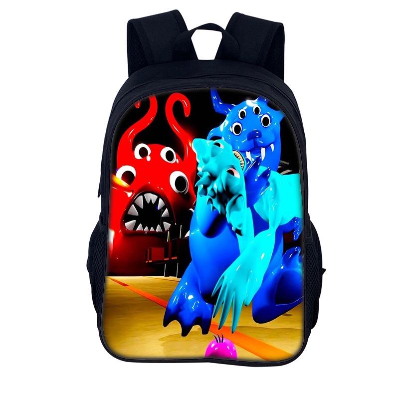 Garten Of Banban 3 40cm Cute And Colorful Cartoon Print Nylon Backpack For Boys And Girls Ideal For School