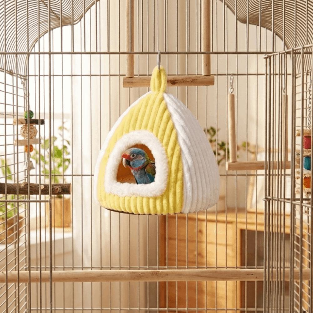 Bite Resistant Winter Bird House Warm Bird Hanging Hammock Bird Sleeping Nest Pet Habitat