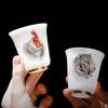Chaxun Chinese Zodiac Jade Porcelain Teacup