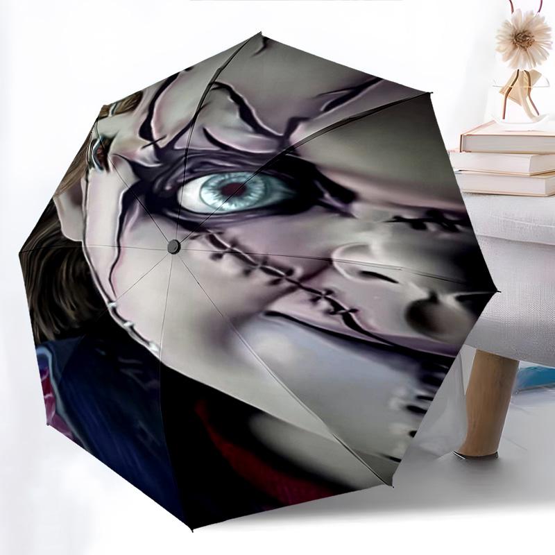 Chucky's Bloody Roses Folding umbrella Umbrella durable Gift printing outdoor