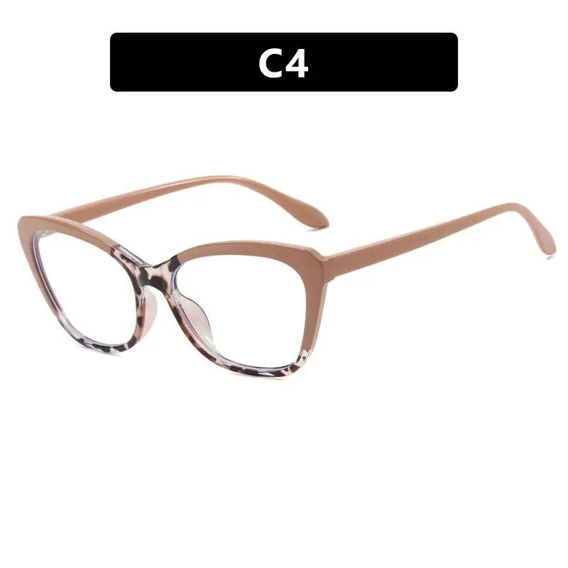 KOTTDO Classic Anti-blue Light Computer Eye Glasses Frames for Men Women Vintage Square Plastic Cat Eye Glasses Frame Eyewear