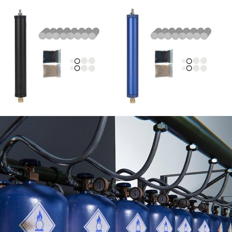 High Capacity Aluminum Oil Water Separator Three Stage Filter Design Low Energy Consumption for Underwater Diving Use