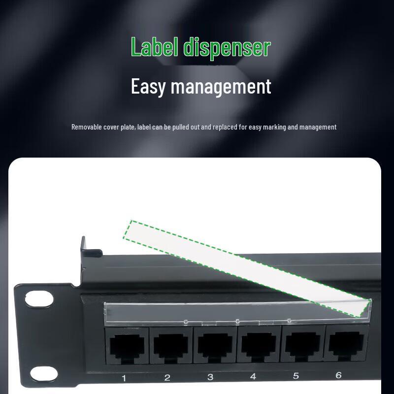 Huihuadu 24-Port 19-inch Network Patch Panel