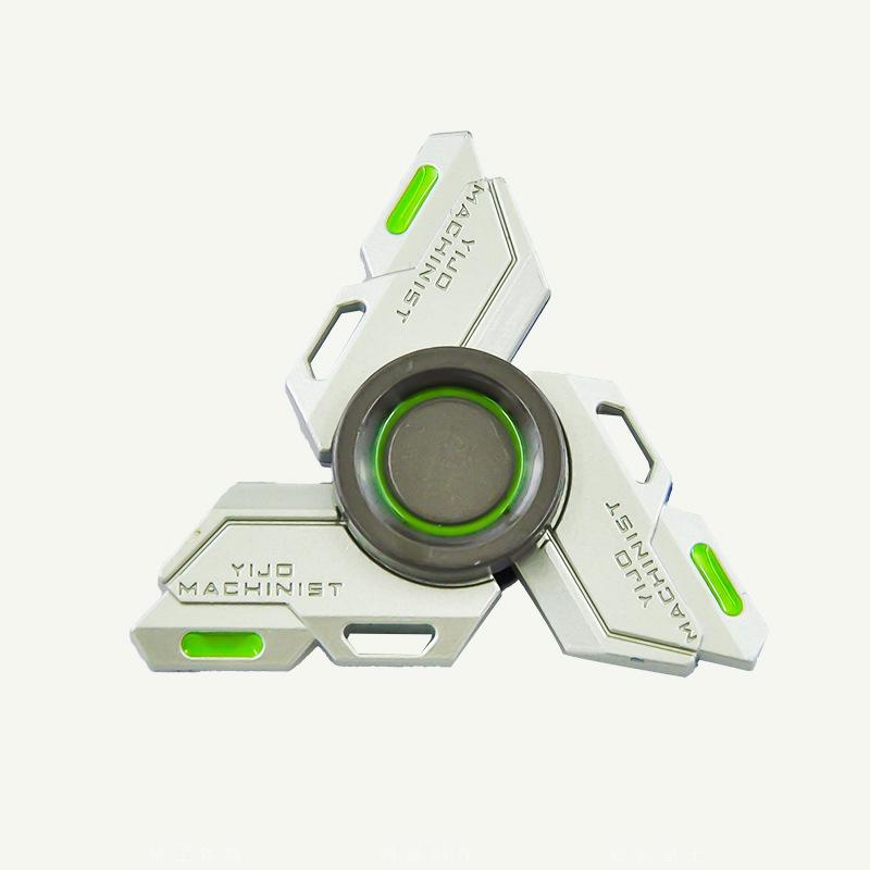 Luminous All-Metal Finger Spinner Set - Long Spin Time & Stress-Relief Toy