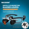 Niceden Factory High-quality Dental Myopia Magnifying Glass Detachable Myopia Adjustable With 5W Light