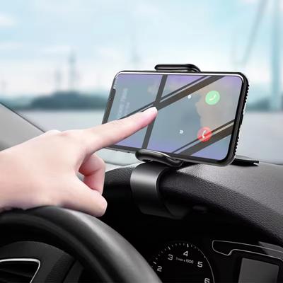 Auto Telefoonhouder Eenvoudige Clip Bevestiging Standaard Paneel Multifunctioneel Universeel Dashboard GPS Navigatie Mobiele Ondersteuning Voor Auto