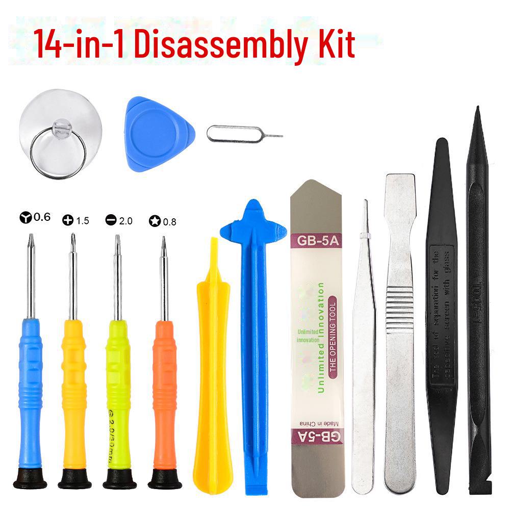 22-in-1 Mobile & Tablet Repair Kit: Pry Bars, Tweezers & Tools