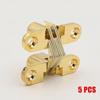 5Pcs Concealed Invisible Cross Hinge for Cabinet Cupboard Door Wooden Box