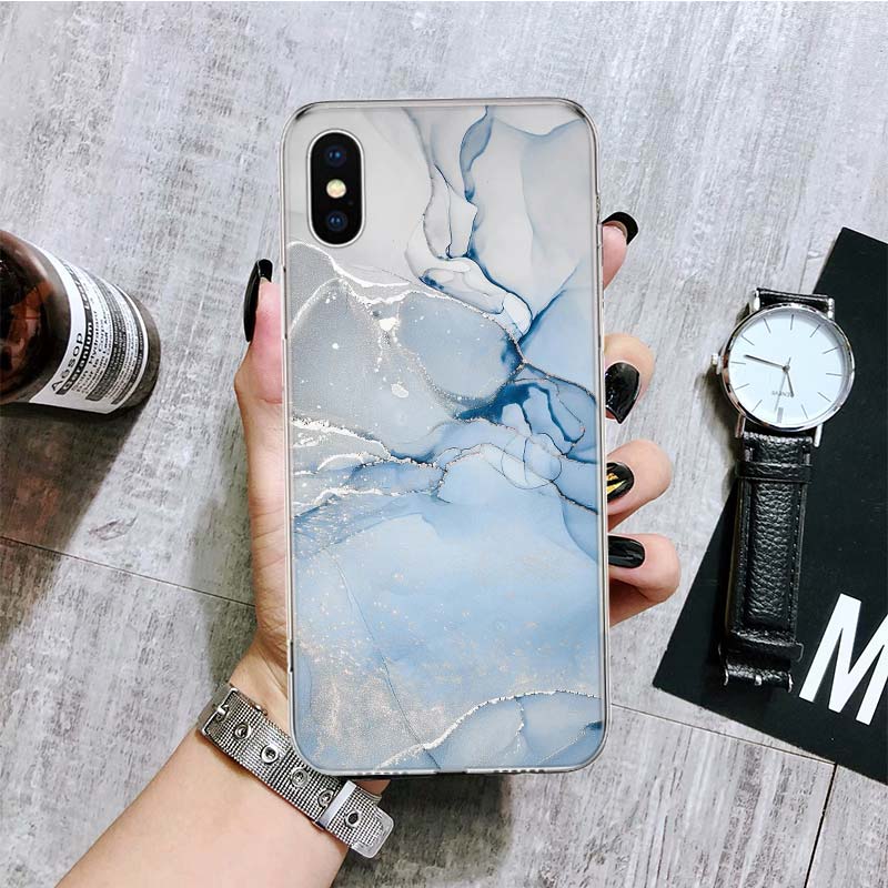 Granite Marble Phone Case For iPhone 17 Air 16 15 Plus 11 14 Pro Max 13 Mini 12 7 8 + SE Pattern Art Customized Cover 17 Air 16