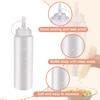 Large Squeeze Condiment Bottles with Nozzles Ketchup BBQ Sauces Olive Oil Bottle Dispenser Squeeze Sauce Bottle Kitchen Gadget