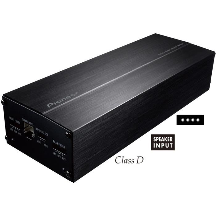 Amplificateur - PIONEER - GM-D1004 - 4 X 100 W - Ultra Compact - Classe D