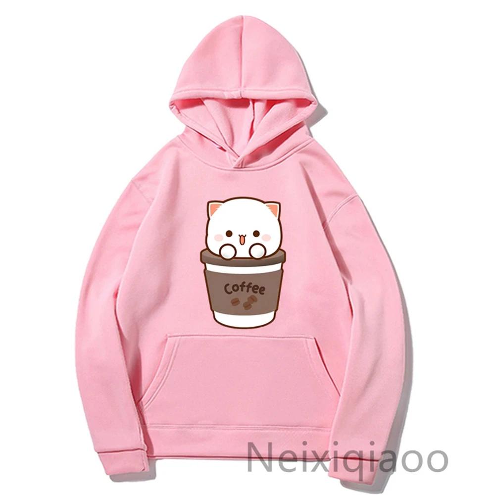 Cute anime print hoodies for men and women Harajuku fashion sweatshirts loose super street wear wool warm couple hoodies