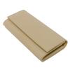 Used 10431 Large Flap Wallet 10B563BEL.03ND 7940 Foil-Stamped Grain Calfskin Beige Bifold Long Wallet New Logo Nude