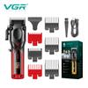 New VGR Home Hair Clipper Gradient Color Oil Head Clipper High-end Hair Trimmer Electric Hair Clipper with LCD Intelligent Digital Display V-656