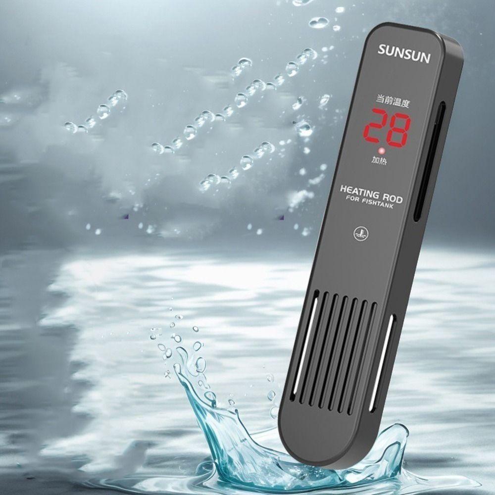 20-35°C Fish Tank Heating Rod LCD Display Digital Aquarium Water Heater  Aquarium Supplies