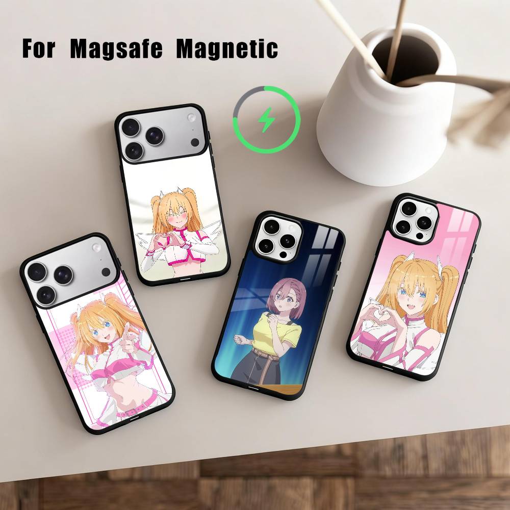 2.5Dimensional seduction AmanoRirisaPhoneCase For iPhone17,16,15,14,13,12,11 Plus,Pro Max Magnetic For Magsafe Wireless Charging