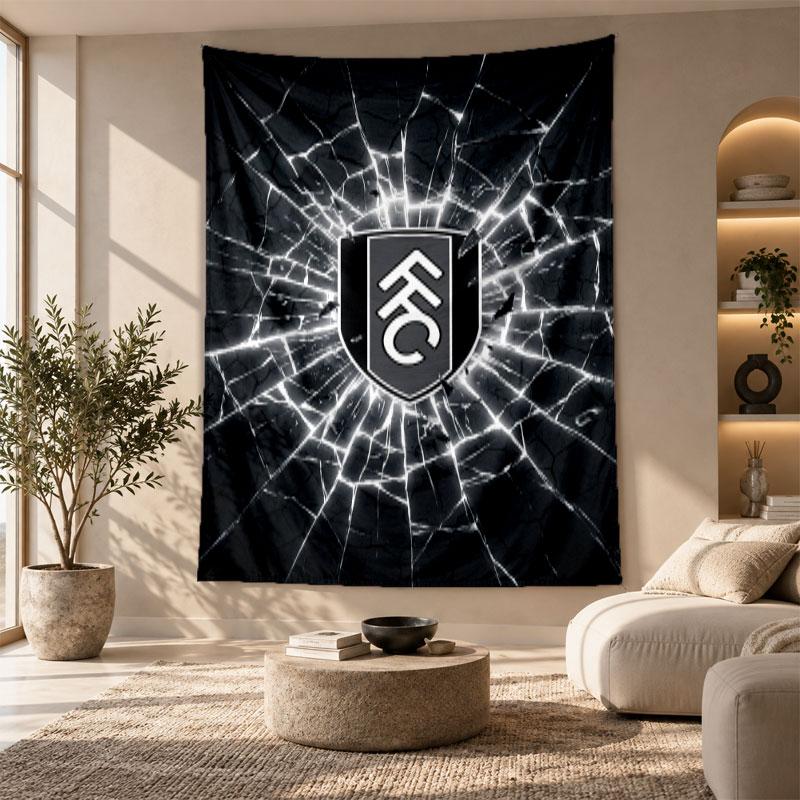 Decorative Tapestry,Fulham Football Printed Wall Art, Lightweight Wall Hanging For Bedroom Background