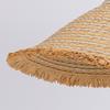 Solid Color Wide Brim Woven Breathable Folding Sunshade Hat Empty Top Straw Hat  Seaside Vacation