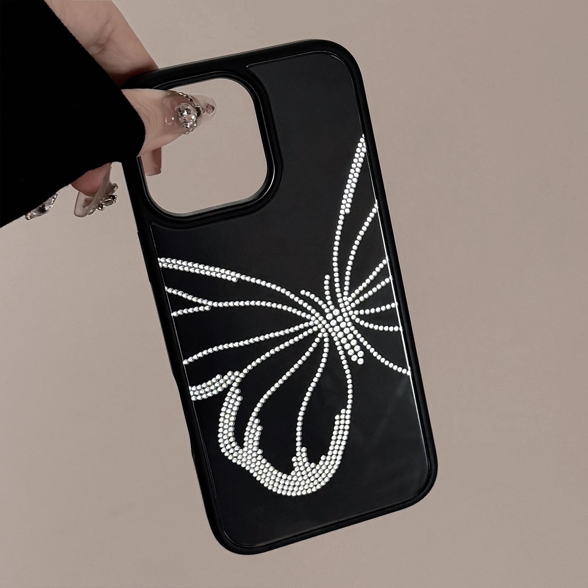 

Позолоченный Ins Бабочка Подходит для 16 Apple 15pro Max Чехол для мобильного телефона Iphone14 Акрил 12pro Max/13pro Max