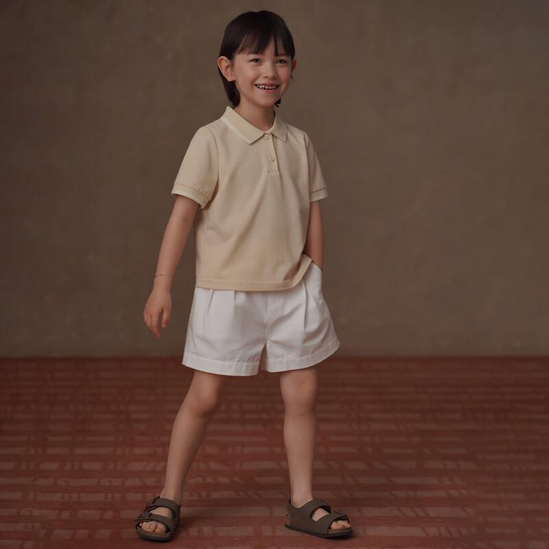 Hacikis Kids' Summer Breathable Pique Polo T-Shirt