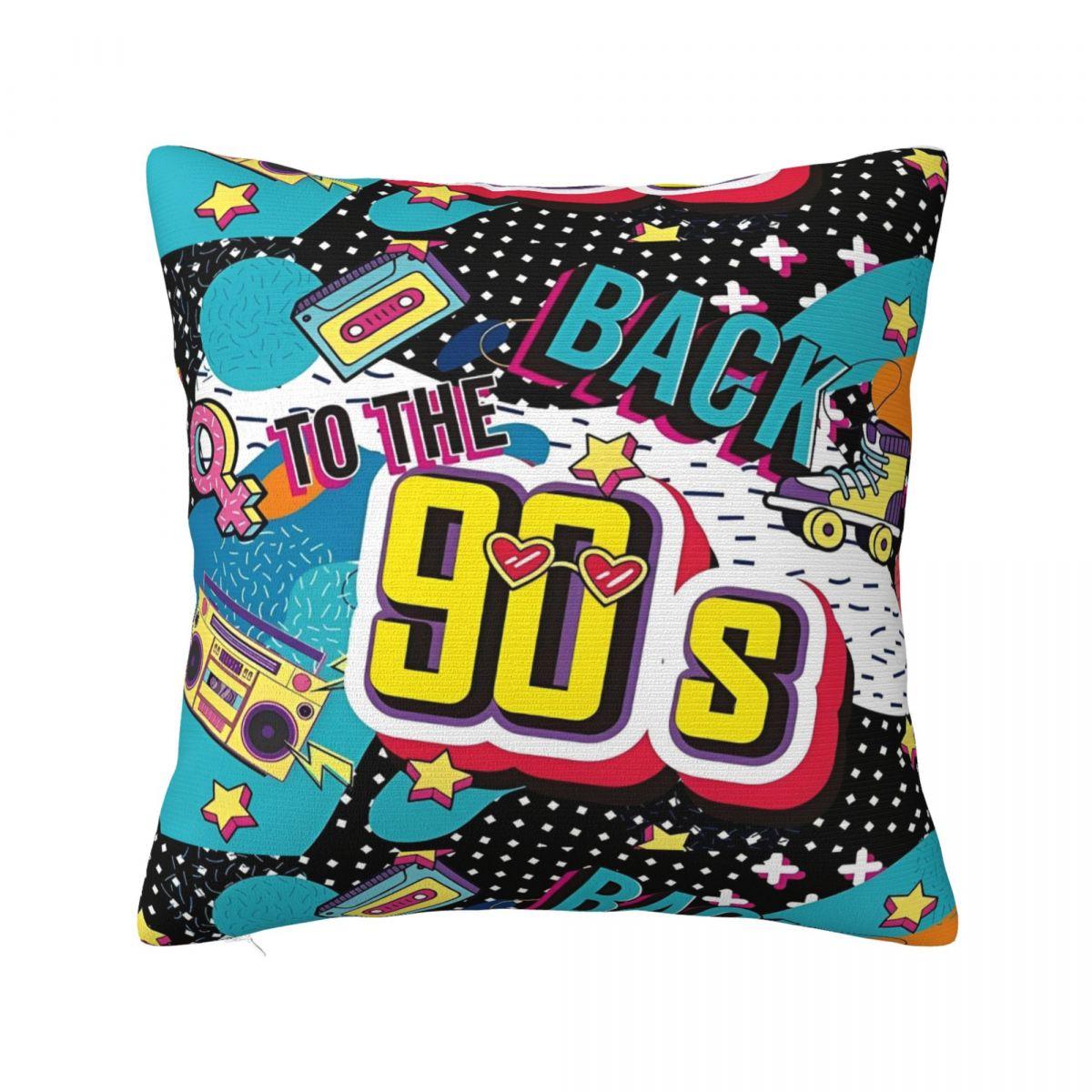 Eurovision Song Contest Flags Hearts ESC EBU Eurofans Pillow Cases Music Cushion Cover  Zipper Decor Pillowcase for Home 40x40cm 30x30cm 12x12in