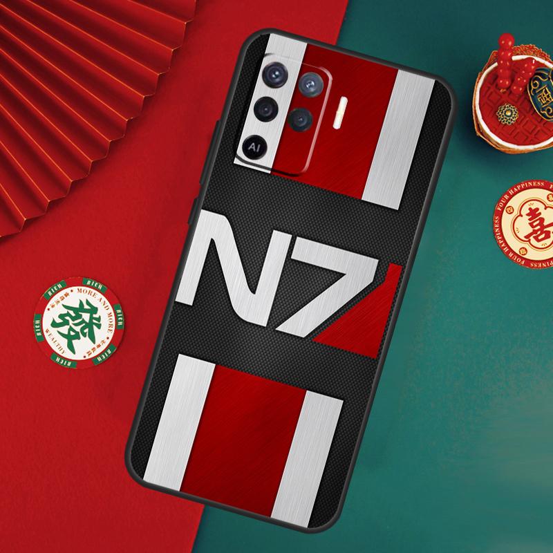 N7 Mass Effect Case For Oppo A80 A40 A60 A6 A5 Pro A15 A16 A17 A57 A94 A74 A54 A76 A96 A18 A38 A58 A78 A98