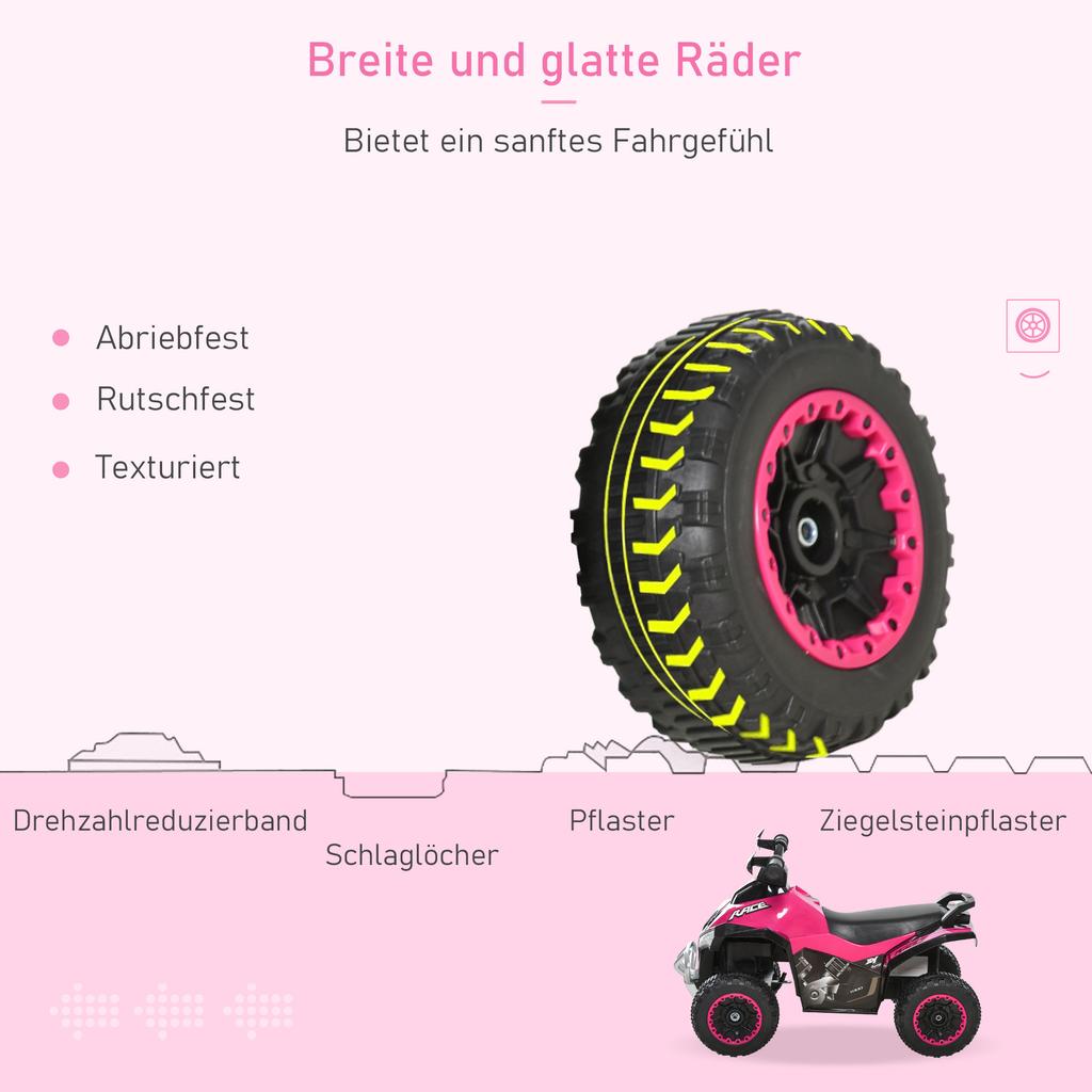 No Power Ride On Car for Kids 4 Wheel Foot-to-Floor Sliding Walking Push Along ATV Toy for 18-36 Months