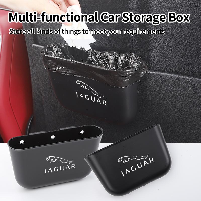 Car Door Clutter Organizer Trash Can Tools Storage Box Waste Case For Jaguar XF XJ XE S-Type F-Type X-Type F-Pace I-Pace E-Pace SS16