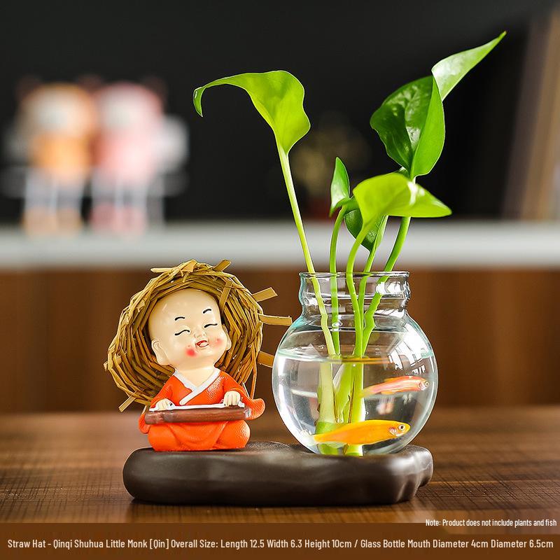 Creative Little Monk Desktop Ornaments for Home and Office Decor