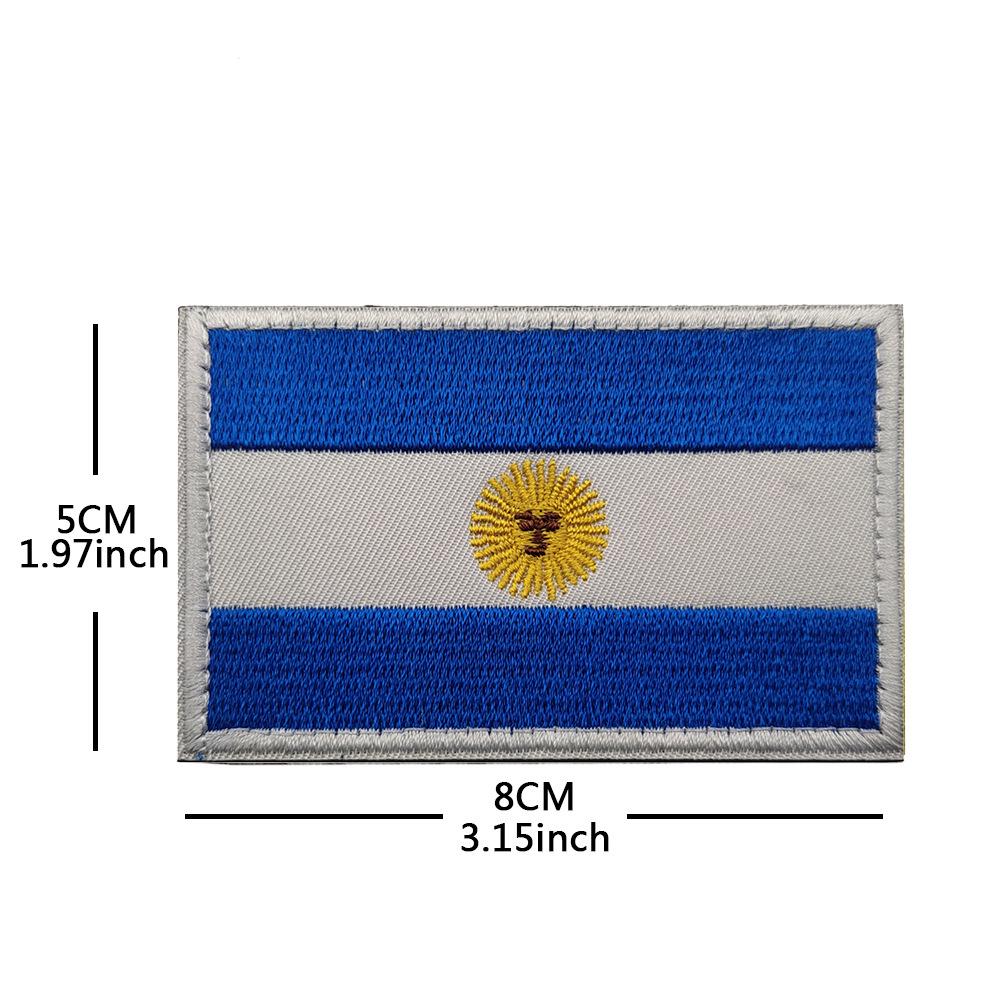 Toppa Bandiera Nord America: Messico, Portogallo, Argentina, Giamaica - Adesivo, Ricamo, Bracciale in Velcro