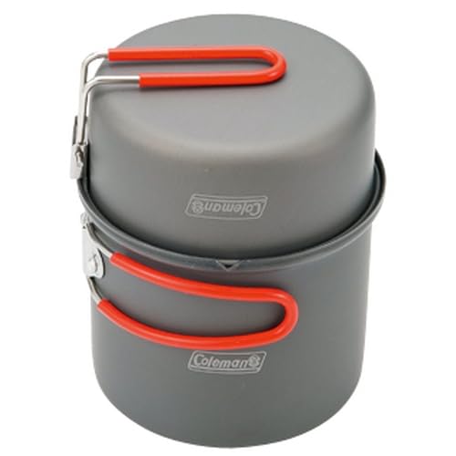 Coleman Packaway Solo Cooker Set, 1-Person, Aluminum, 2000012957, Perfect for Camping, Outdoor BBQs, Portable, and Fire-Safe, Durable