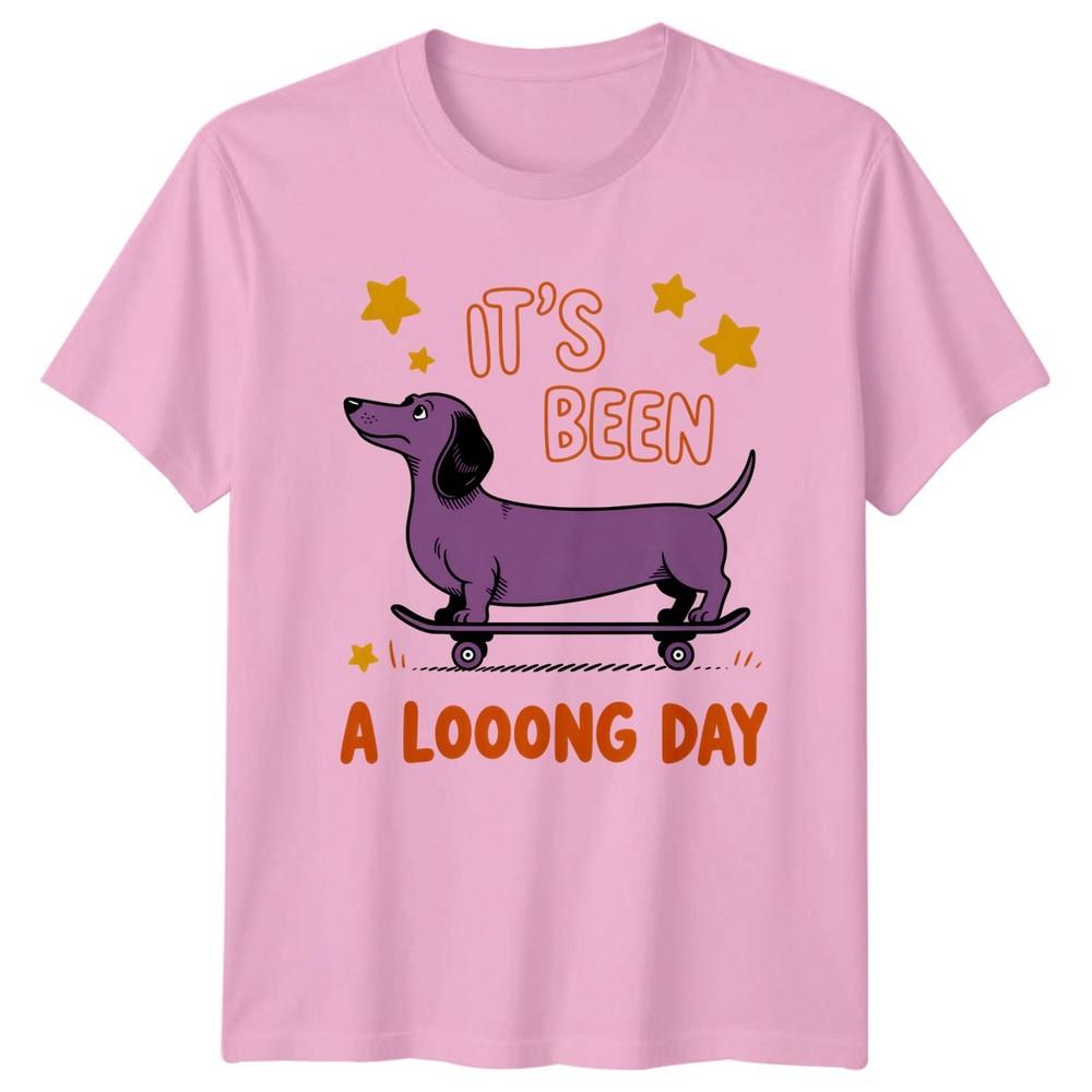 Its Been A Looong Day TShirt Dachshund Dogs Birthday Gift For Him And Her