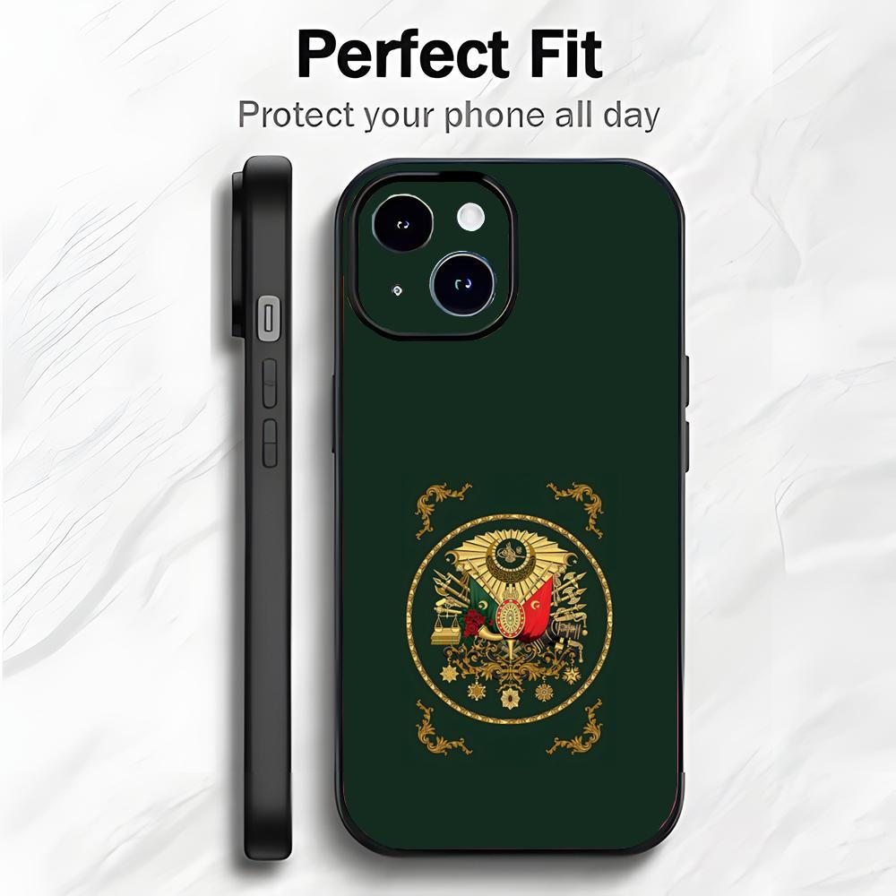 Symbol Coat of Arms of the Ottoman Empire Phone Case Phone Case Soft Packaging Lightweight For iPhone17 16 15 14 13ProMax