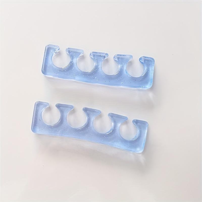 

Soft Silicone Finger & Toe Separator Nail Art Tool for Manicure and Pedicure Care синий