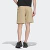 Adidas Solid Color Logo Outdoor Sports Casual Straight Leg Shorts Men Shorts Light-Khaki IU1276