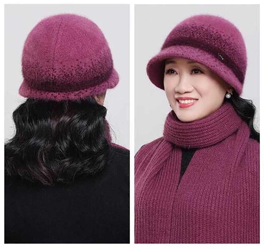 Strickmütze Stilvoll und Perfekt für und Ideal für und Ältere Ein tolles Geschenk für und Erhältlich in 4 [Afindern] Damen - Weich, Warm, Ausflüge, Spaziergänge,