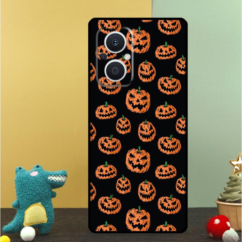 Autumn Leaves Fall Pumpkin Case For OPPO Reno 15 13 10 11 14 Pro 12 F 13F 14F 15F 7 8 Lite OPPO Find X9 X8 X5 Pro Cover