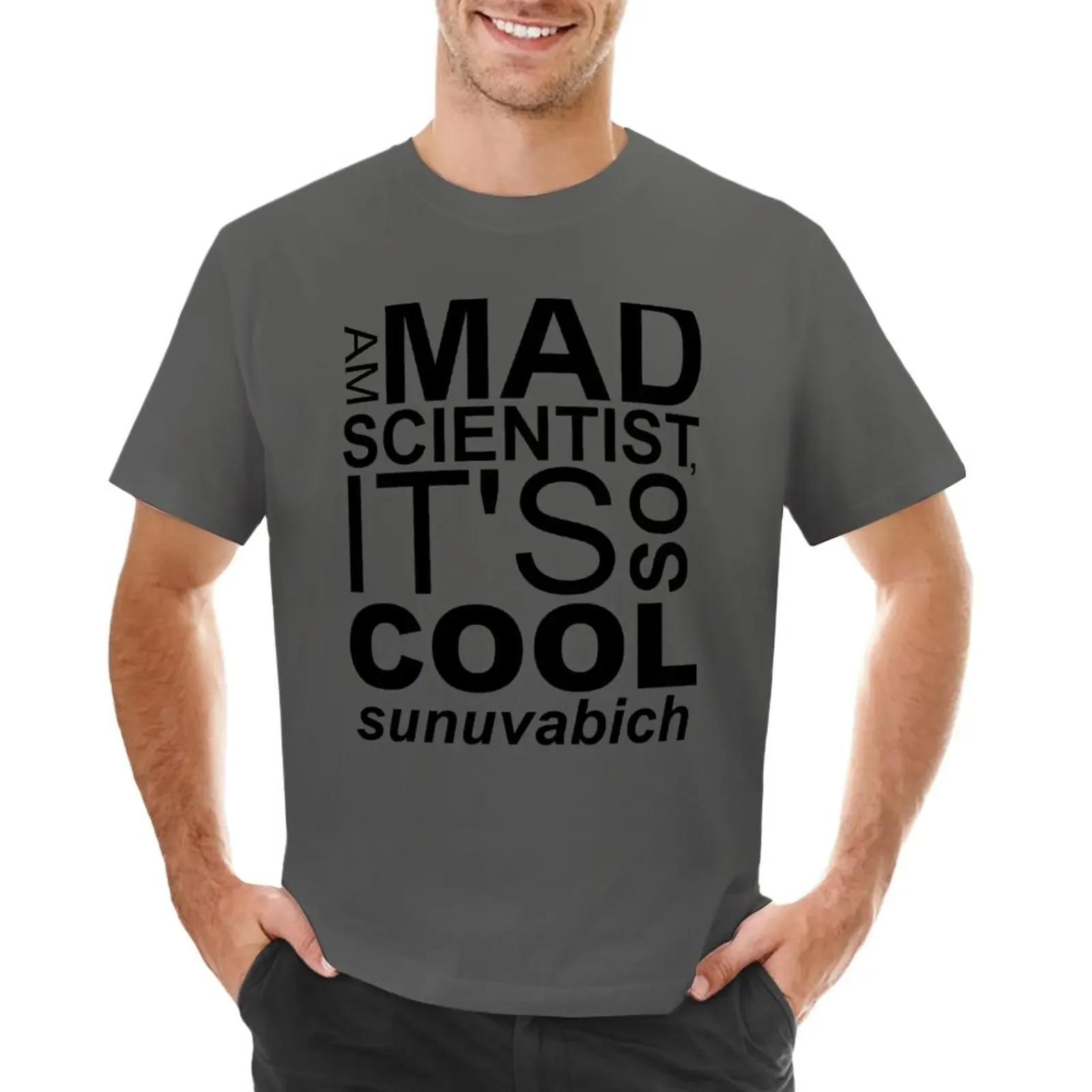 

I AM MAD SCIENTIST TShirt new edition shirts graphic tees men graphic t shirts 4XL