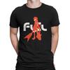 T-shirt da uomo anime Naota FLCL Girocollo Top 100% Cotone T-shirt Umorismo Alta Qualità Regali di Compleanno