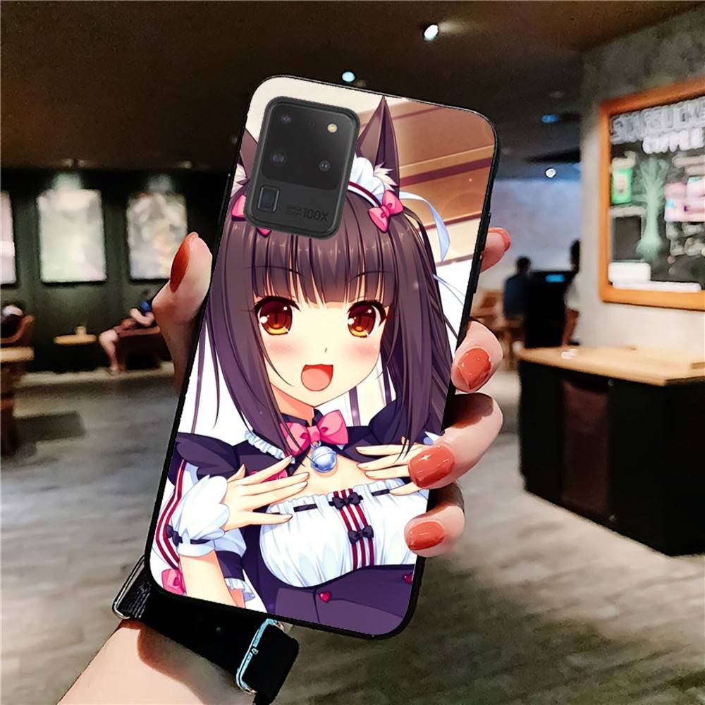 Classic Beautiful Girl NEKOAPARA Game Phone Case For Samsung S 9 10 20 21 22 23 30 23 24 Plus Lite Ultra FE S10lite Funda