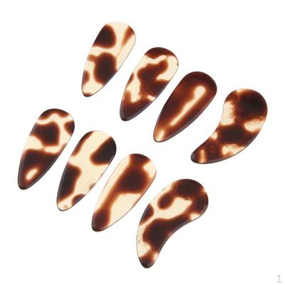 Flat Guzheng Fingerpicks Nails for Chinese Zither Instrument Accessories