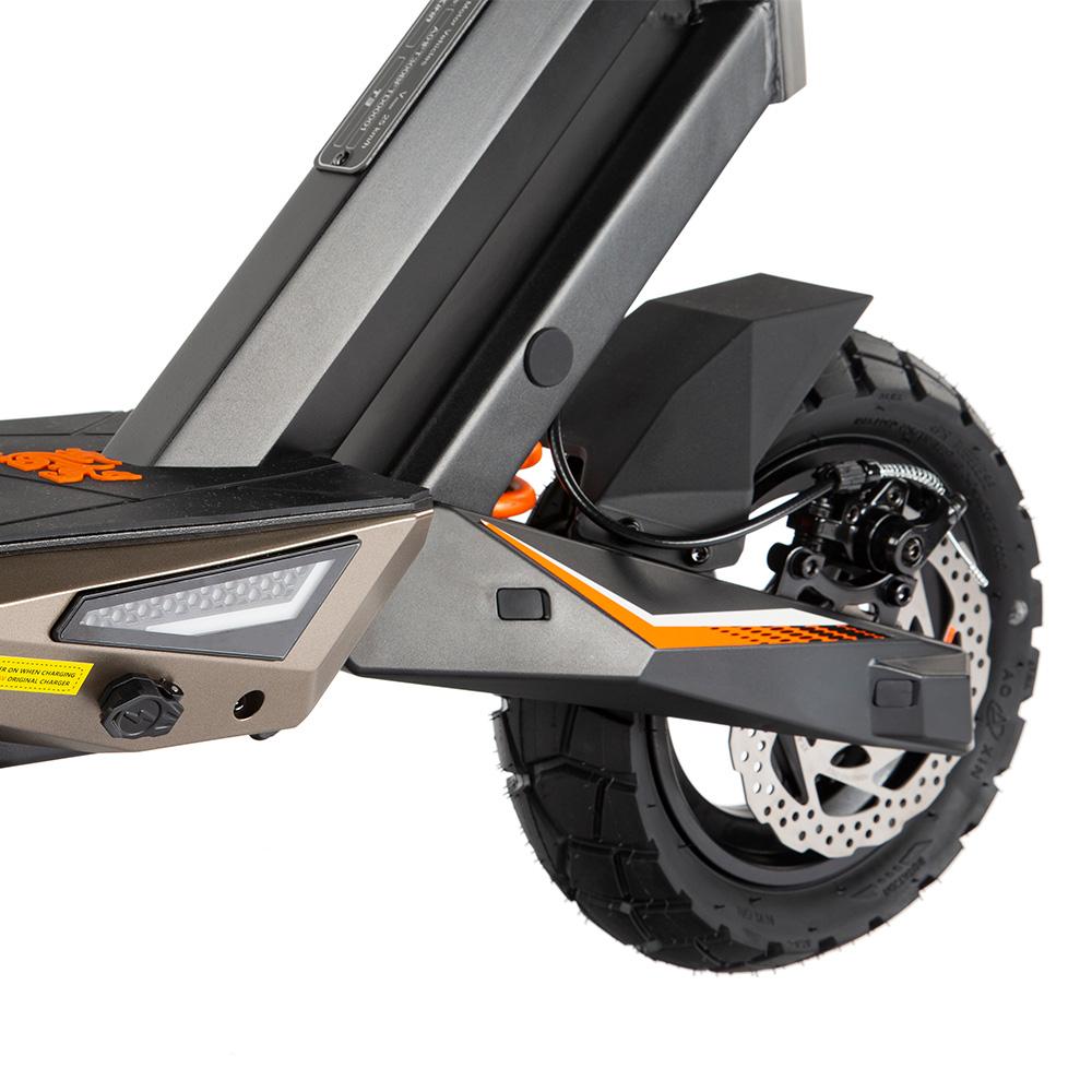 KuKirin T3 Trottinettes Électriques avec Clignotants Moteur 800W 48V 15.6Ah Pneu Plein 10 Pouces Amortisseurs à Double Ressort Avant et Arrière