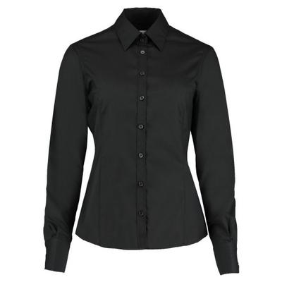 Maßgeschneiderte Langarm-Business-Bluse für Damen