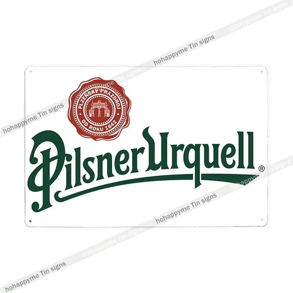 

Pilsner Urquell Металлический Настенный Постер Бельгийское Пиво Знак Винтажный Бар Пещера Мужчины Клуб Жестяная Картина Декор Табличка Украшение 20x30см 20x30cm（7.8x11.8inch）